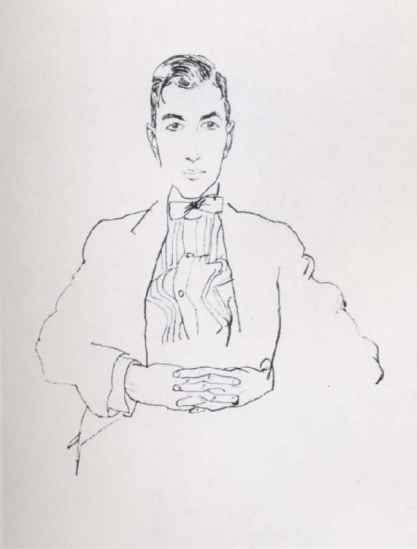 Egon Schiele Portrait of erich lederer